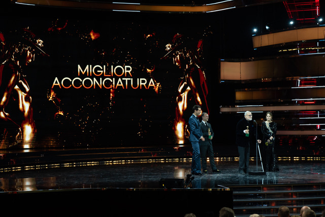 Aldo Signoretti e Domingo Santoro miglior acconciatura MAN05028 FotoEmanueleManco AccademiadelCinemaItaliano