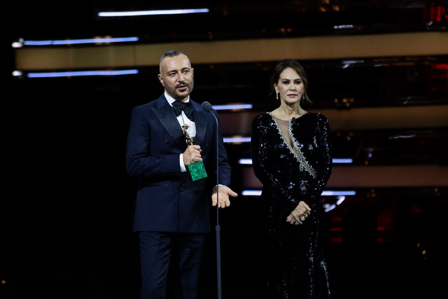 Massimo Cantini Parrini premio ai migliori costumi foto Luca Dammicco Accademia del Cinema Italiano 5R5A9666