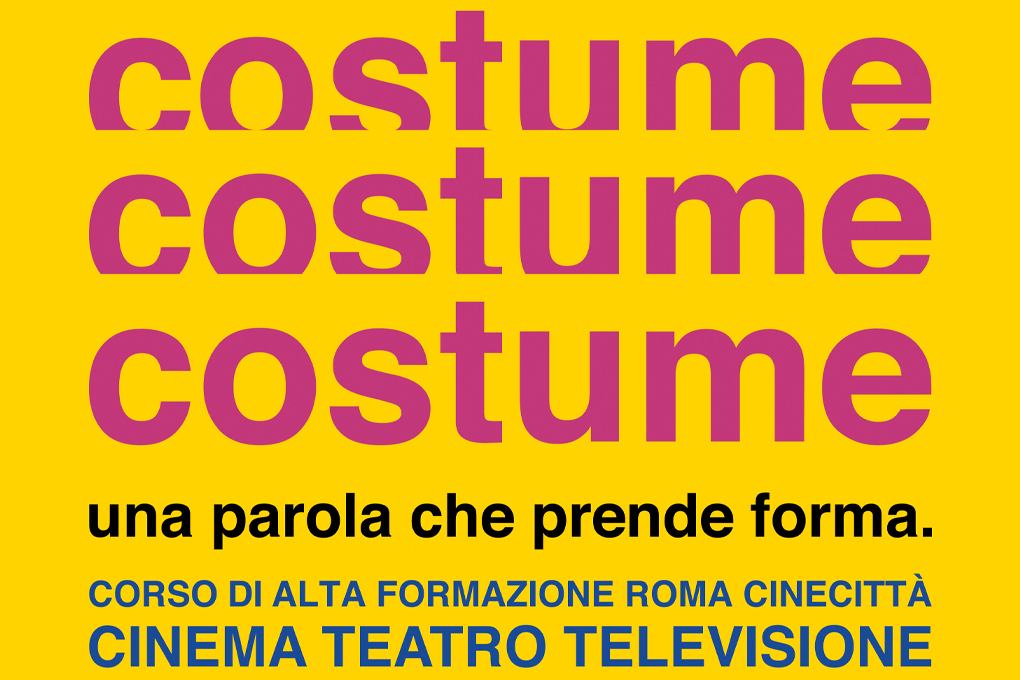 CORSO DI ALTA FORMAZIONE DI COSTUME 2027